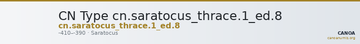 CN Type cn.saratocus_thrace.1_ed.8 — CANOA