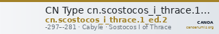 CN Type cn.scostocos_i_thrace.1_ed.2 — CANOA