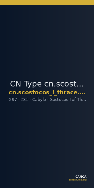 CN Type cn.scostocos_i_thrace.1_ed.3 — CANOA