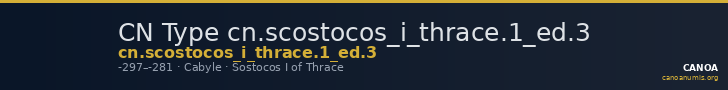 CN Type cn.scostocos_i_thrace.1_ed.3 — CANOA