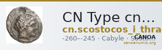 CN Type cn.scostocos_i_thrace.1_ed.5 — CANOA