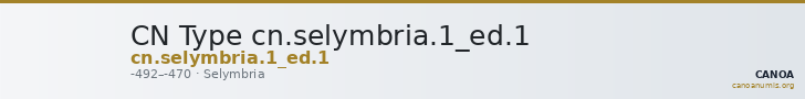 CN Type cn.selymbria.1_ed.1 — CANOA
