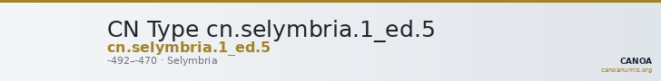 CN Type cn.selymbria.1_ed.5 — CANOA