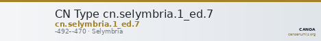 CN Type cn.selymbria.1_ed.7 — CANOA