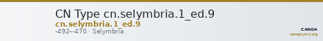CN Type cn.selymbria.1_ed.9 — CANOA