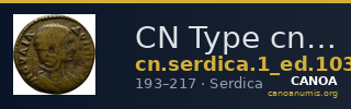 CN Type cn.serdica.1_ed.103 — CANOA