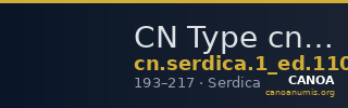 CN Type cn.serdica.1_ed.110 — CANOA