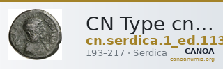 CN Type cn.serdica.1_ed.113 — CANOA