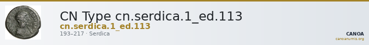 CN Type cn.serdica.1_ed.113 — CANOA
