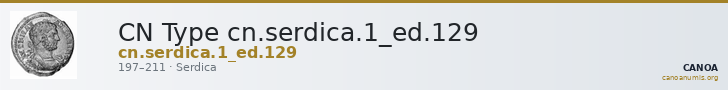 CN Type cn.serdica.1_ed.129 — CANOA