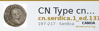 CN Type cn.serdica.1_ed.137 — CANOA