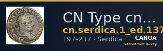 CN Type cn.serdica.1_ed.137 — CANOA