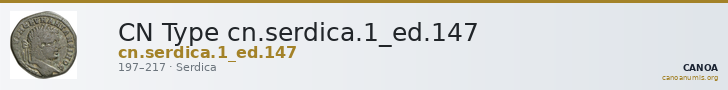 CN Type cn.serdica.1_ed.147 — CANOA