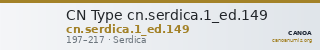 CN Type cn.serdica.1_ed.149 — CANOA