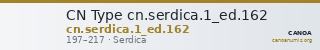 CN Type cn.serdica.1_ed.162 — CANOA