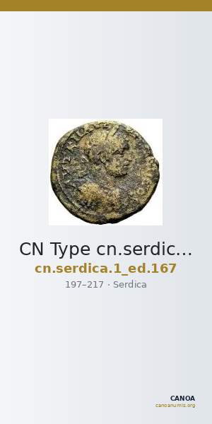 CN Type cn.serdica.1_ed.167 — CANOA