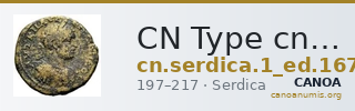 CN Type cn.serdica.1_ed.167 — CANOA