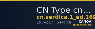 CN Type cn.serdica.1_ed.169 — CANOA