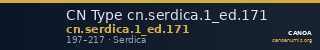 CN Type cn.serdica.1_ed.171 — CANOA