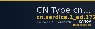 CN Type cn.serdica.1_ed.172 — CANOA
