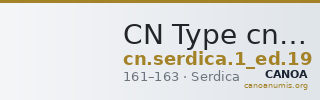 CN Type cn.serdica.1_ed.19 — CANOA