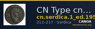 CN Type cn.serdica.1_ed.195 — CANOA