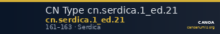 CN Type cn.serdica.1_ed.21 — CANOA