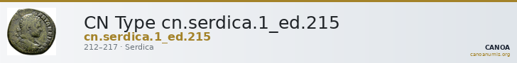 CN Type cn.serdica.1_ed.215 — CANOA