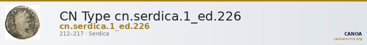 CN Type cn.serdica.1_ed.226 — CANOA