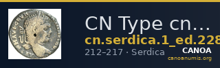 CN Type cn.serdica.1_ed.228 — CANOA