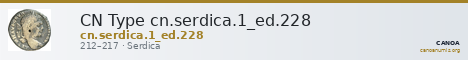 CN Type cn.serdica.1_ed.228 — CANOA