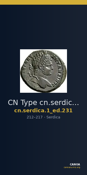 CN Type cn.serdica.1_ed.231 — CANOA