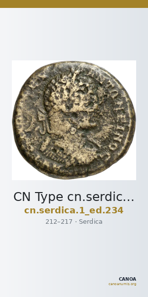 CN Type cn.serdica.1_ed.234 — CANOA