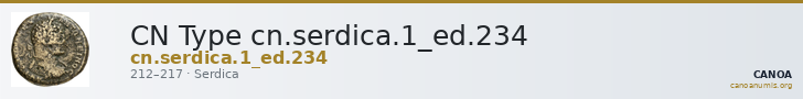 CN Type cn.serdica.1_ed.234 — CANOA