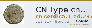 CN Type cn.serdica.1_ed.237 — CANOA