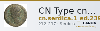 CN Type cn.serdica.1_ed.239 — CANOA
