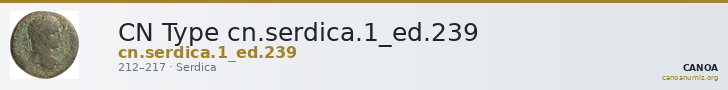 CN Type cn.serdica.1_ed.239 — CANOA
