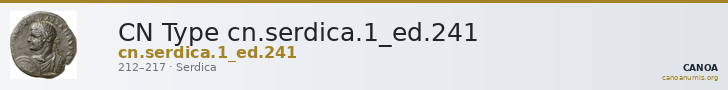 CN Type cn.serdica.1_ed.241 — CANOA