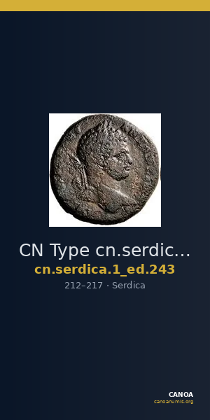 CN Type cn.serdica.1_ed.243 — CANOA