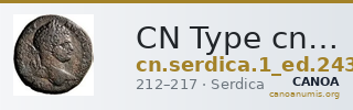 CN Type cn.serdica.1_ed.243 — CANOA