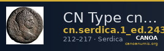 CN Type cn.serdica.1_ed.243 — CANOA