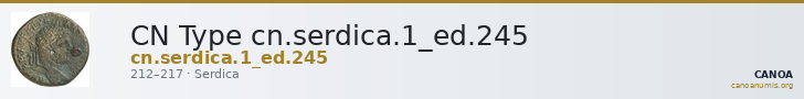 CN Type cn.serdica.1_ed.245 — CANOA