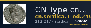 CN Type cn.serdica.1_ed.249 — CANOA