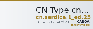CN Type cn.serdica.1_ed.25 — CANOA