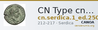 CN Type cn.serdica.1_ed.250 — CANOA