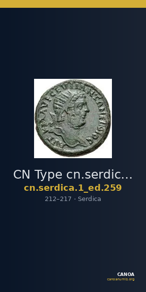 CN Type cn.serdica.1_ed.259 — CANOA