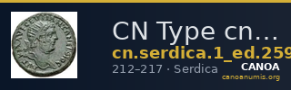 CN Type cn.serdica.1_ed.259 — CANOA