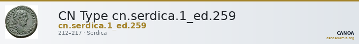 CN Type cn.serdica.1_ed.259 — CANOA