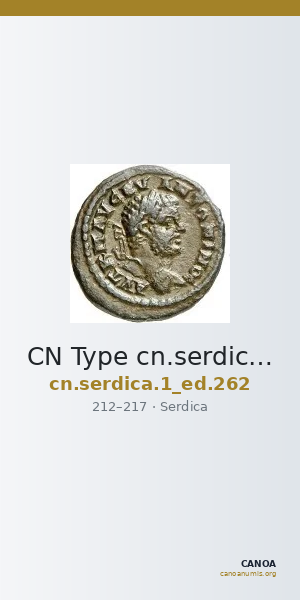 CN Type cn.serdica.1_ed.262 — CANOA