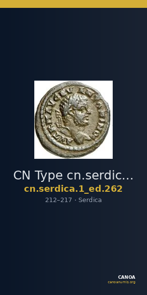 CN Type cn.serdica.1_ed.262 — CANOA